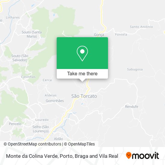 Monte da Colina Verde map