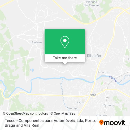 Tesco - Componentes para Automóveis, Lda map