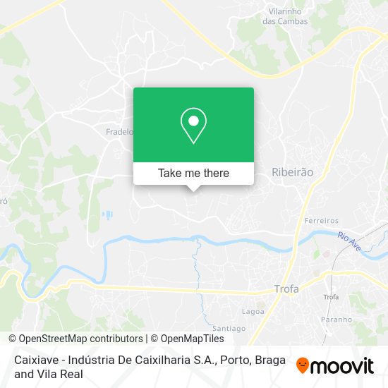 Caixiave - Indústria De Caixilharia S.A. map