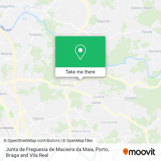 Junta de Freguesia de Macieira da Maia map