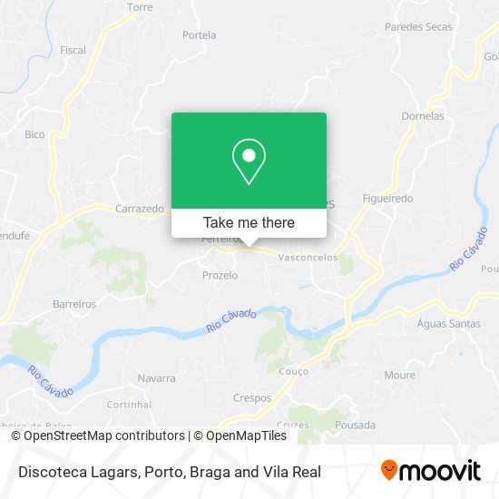 Discoteca Lagars mapa