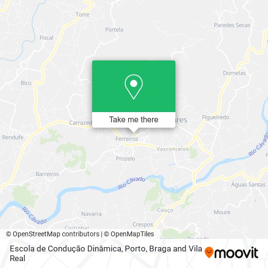 Escola de Condução Dinâmica map