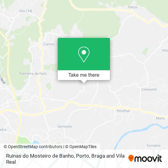 Ruínas do Mosteiro de Banho map