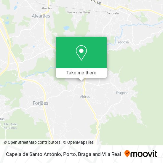Capela de Santo António map