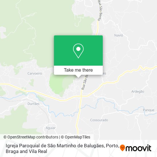 Igreja Paroquial de São Martinho de Balugães map