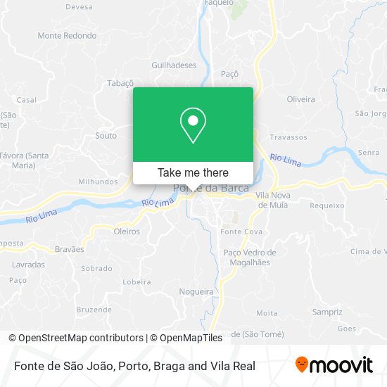Fonte de São João map