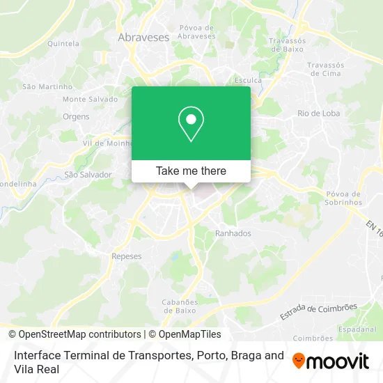 Interface Terminal de Transportes map