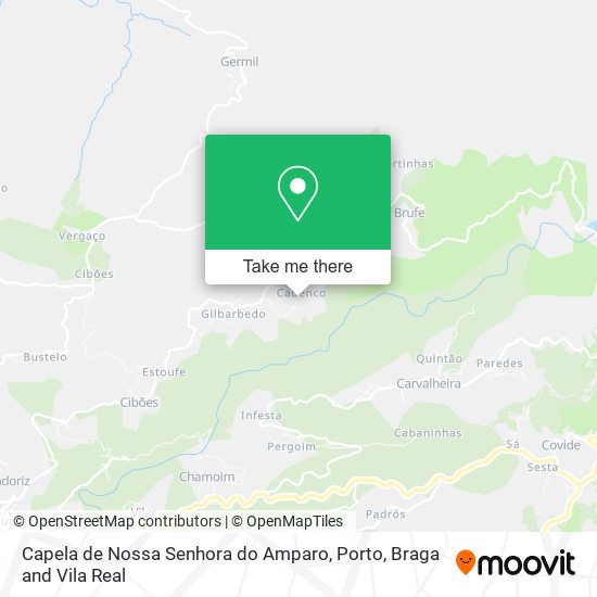 Capela de Nossa Senhora do Amparo mapa