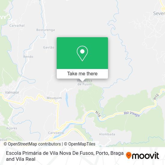 Escola Primária de Vila Nova De Fusos map