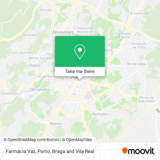Farmácia Vaz mapa