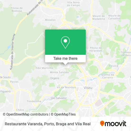 Restaurante Varanda map