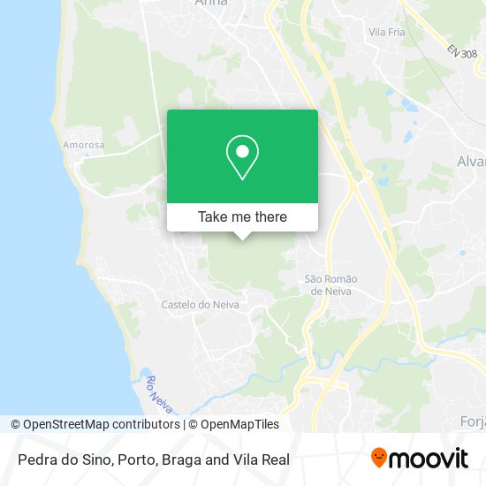 Pedra do Sino map