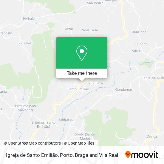 Igreja de Santo Emilião map