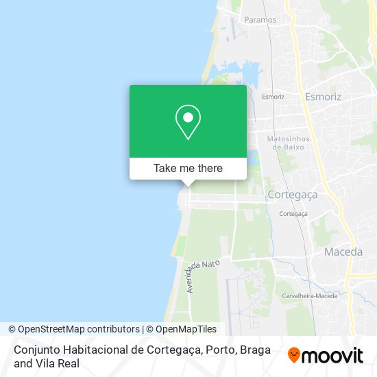 Conjunto Habitacional de Cortegaça map