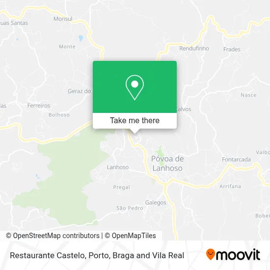 Restaurante Castelo map