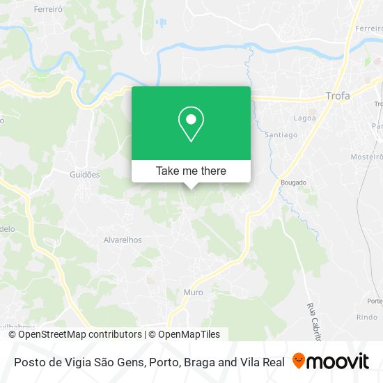 Posto de Vigia São Gens map