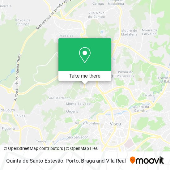 Quinta de Santo Estevão map