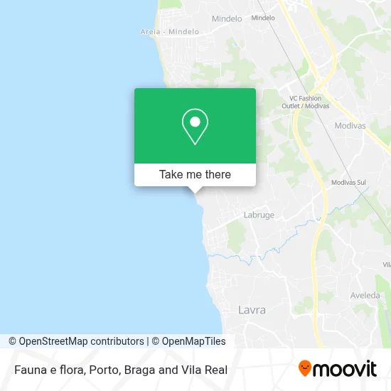 Fauna e flora map