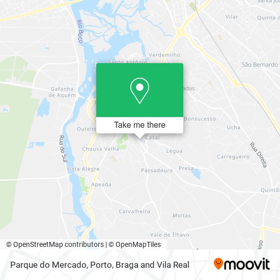 Parque do Mercado mapa