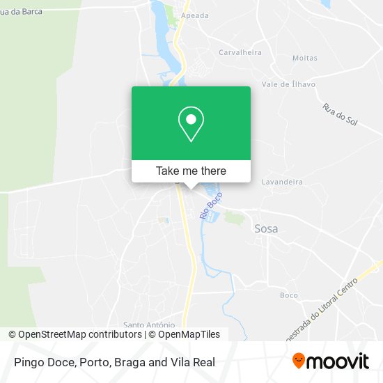 Pingo Doce map