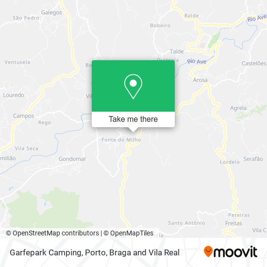 Garfepark Camping map