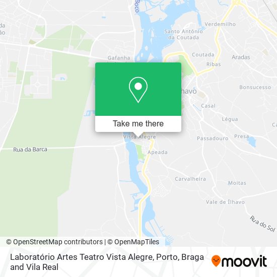 Laboratório Artes Teatro Vista Alegre map