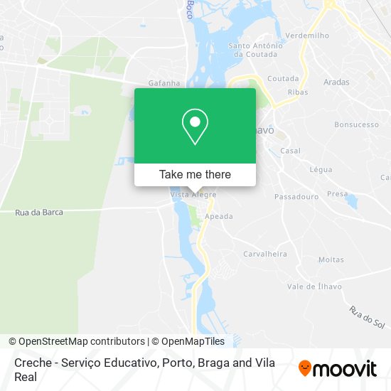 Creche - Serviço Educativo map