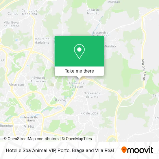 Hotel e Spa Animal VIP map