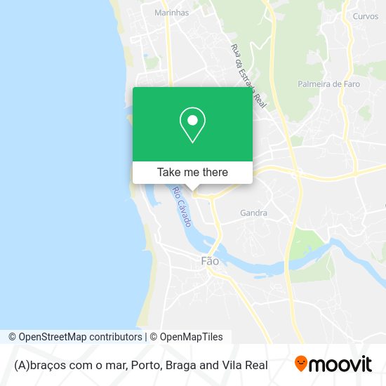 (A)braços com o mar mapa