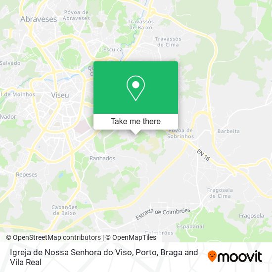 Igreja de Nossa Senhora do Viso map