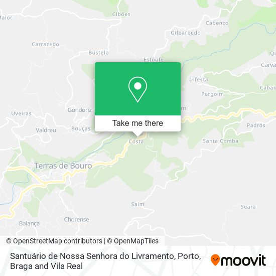 Santuário de Nossa Senhora do Livramento map