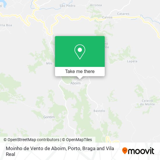Moinho de Vento de Aboim map