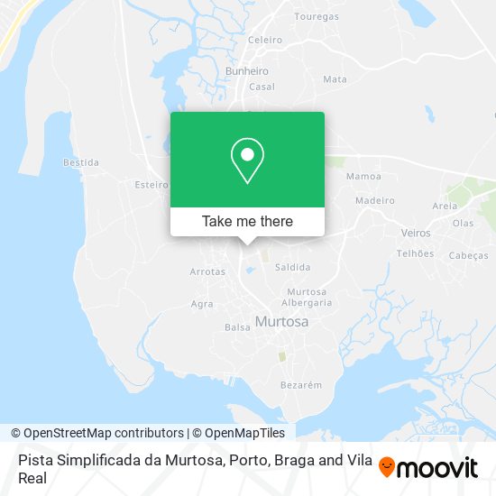 Pista Simplificada da Murtosa map