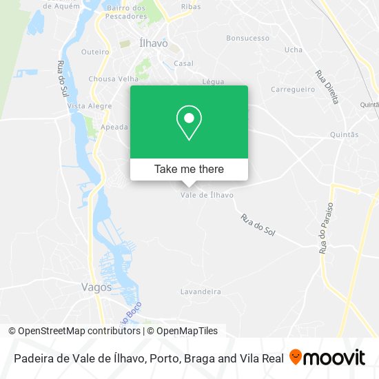 Padeira de Vale de Ílhavo map