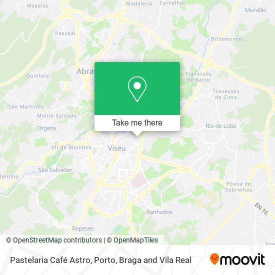 Pastelaria Café Astro map