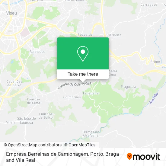 Empresa Berrelhas de Camionagem map