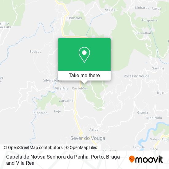 Capela de Nossa Senhora da Penha mapa