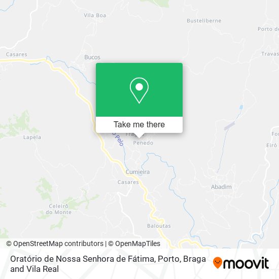 Oratório de Nossa Senhora de Fátima map