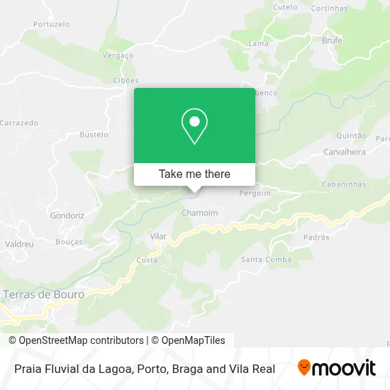 Praia Fluvial da Lagoa map