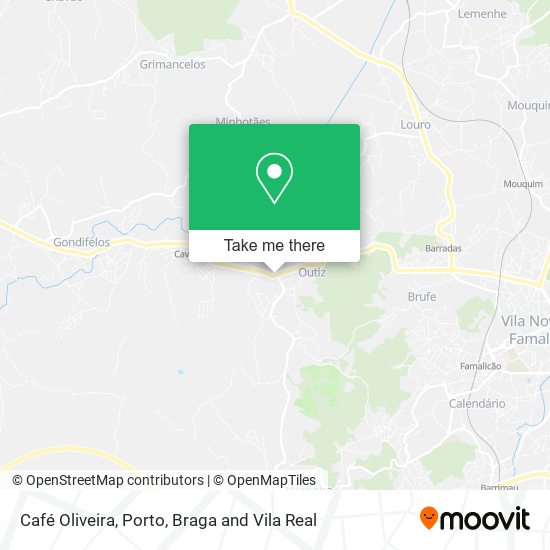 Café Oliveira mapa