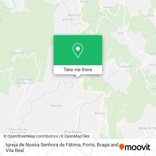 Igreja de Nossa Senhora de Fátima mapa