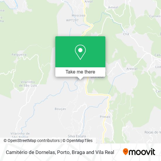 Camitério de Dornelas map