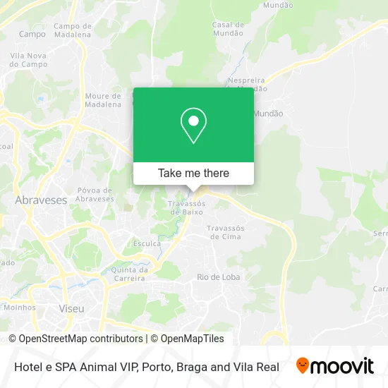 Hotel e SPA Animal VIP map