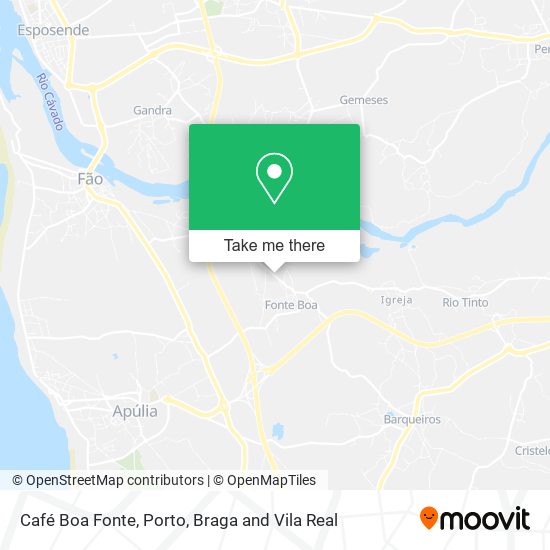 Café Boa Fonte mapa
