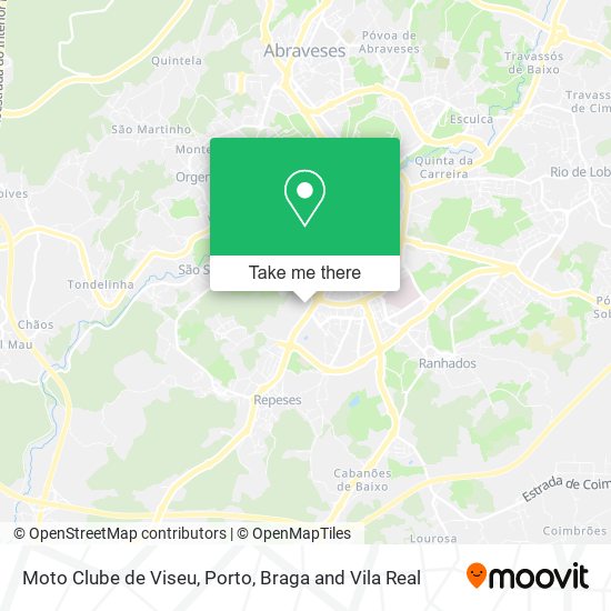 Moto Clube de Viseu map