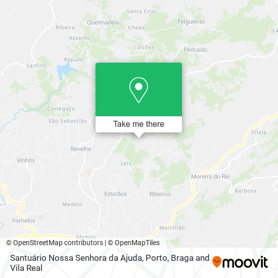 Santuário Nossa Senhora da Ajuda mapa