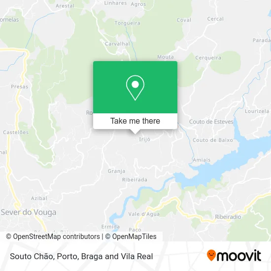 Souto Chão map