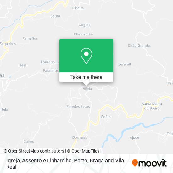 Igreja, Assento e Linharelho map