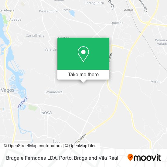 Braga e Fernades LDA map