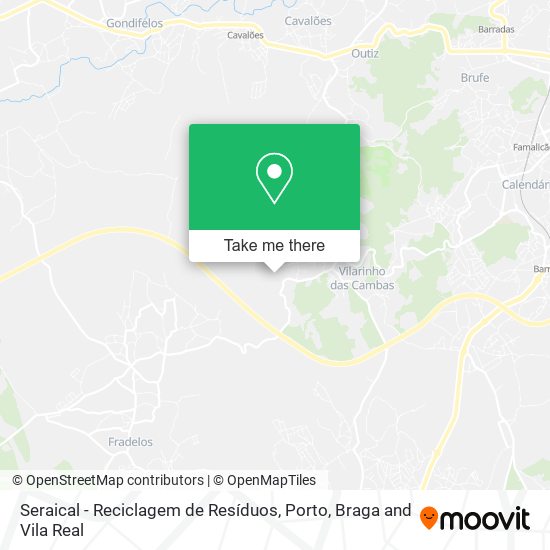 Seraical - Reciclagem de Resíduos mapa